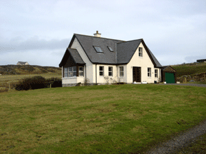 Longfield, with raised beach in background